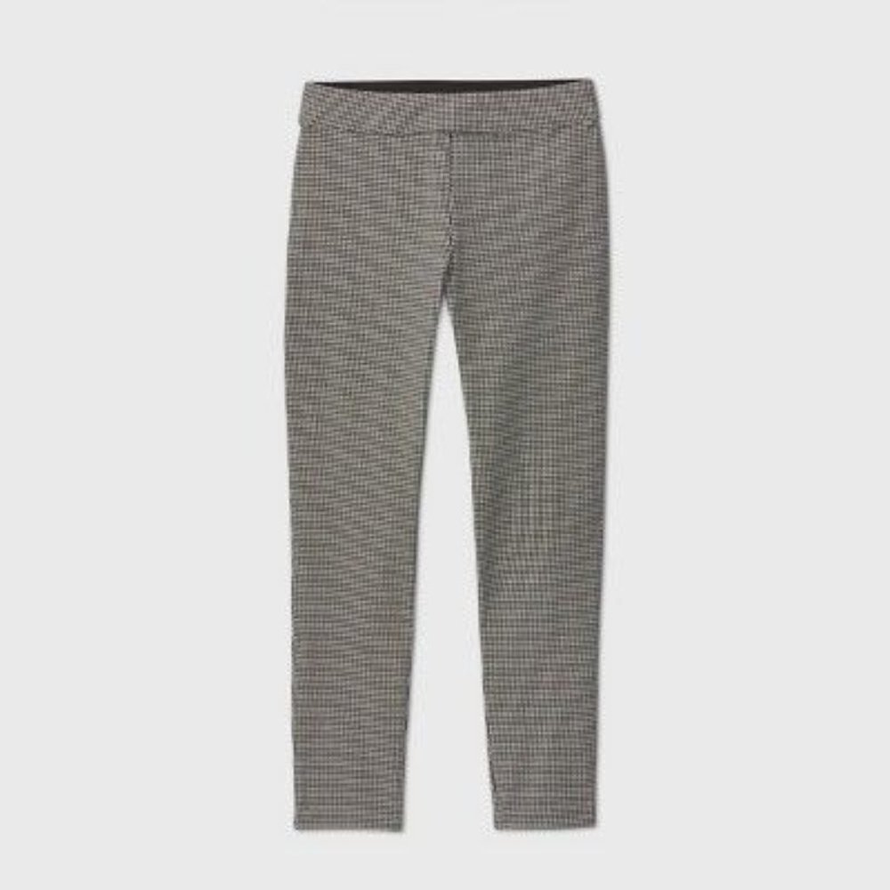 A New Day Houndstooth High Rise Skinny Ankle Pants 4